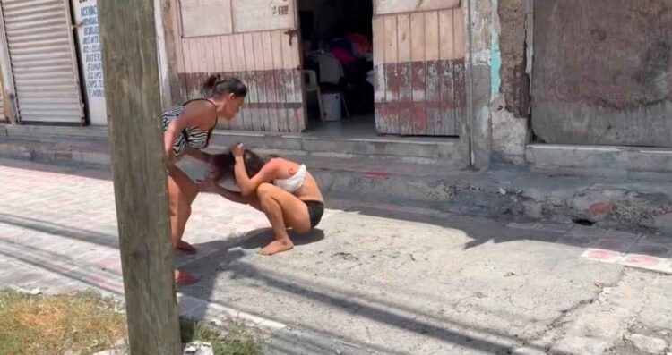 mujer agredida El Central