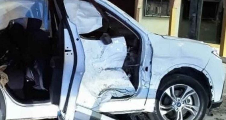 mujer bebe lesionados Ferrocarril