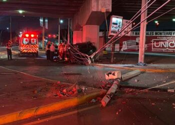 mujeres choque en Monterrey