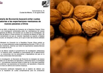 nueces pecanas México China
