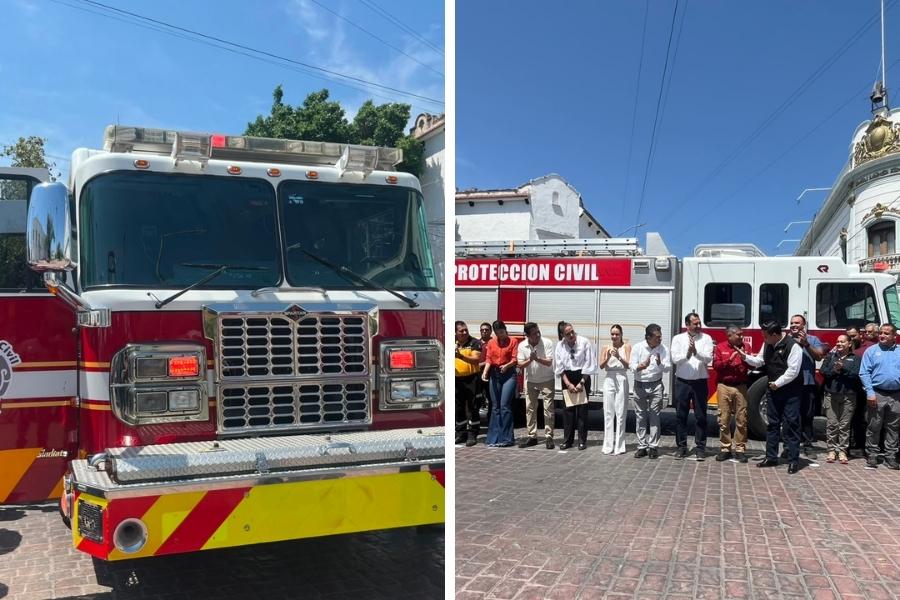 nuevo camión de Bomberos de Victoria