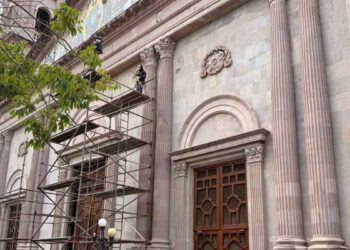 obras remodelación Catedral Tampico