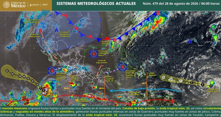 ondas tropicales hoy