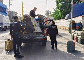 operativo Tampico via publica