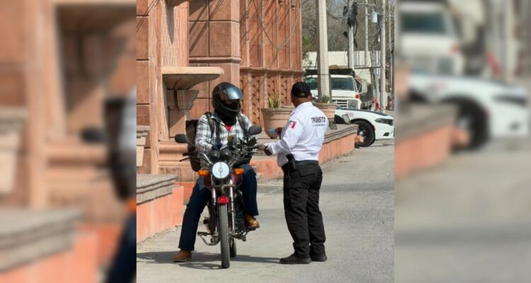operativo para motociclistas en Matamoros