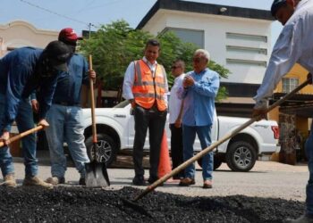 pavimento dañado Ciudad Victoria