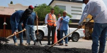 pavimento dañado Ciudad Victoria