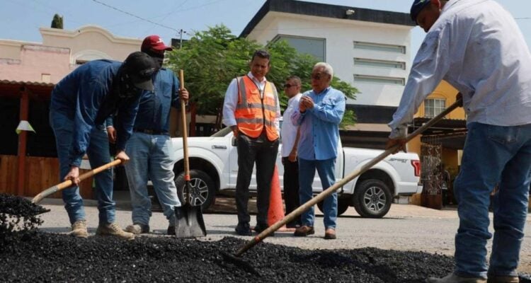 pavimento dañado Ciudad Victoria