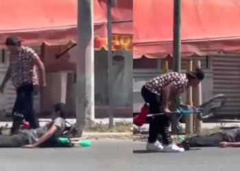pelea Payaso 'Wuisy' y malabarista