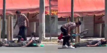 pelea Payaso 'Wuisy' y malabarista
