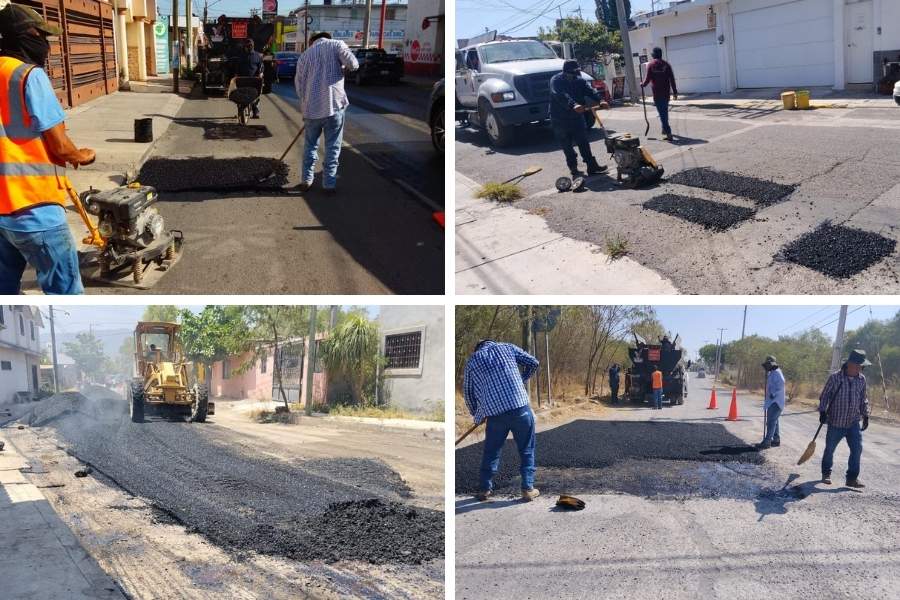 rehabilita calles de Ciudad Victoria