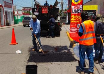 rehabilita calles de Ciudad Victoria