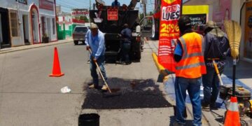rehabilita calles de Ciudad Victoria