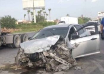 reynosa múltiple vehículos choque