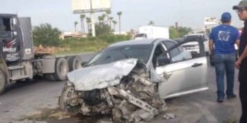 reynosa múltiple vehículos choque