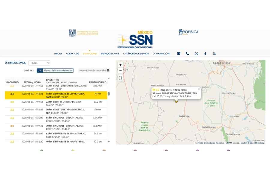 sismo Ciudad Victoria Tamaulipas