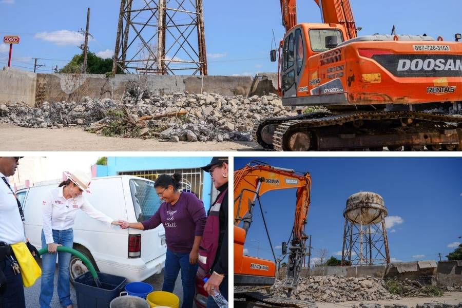 suministro de agua potable en Nuevo Laredo