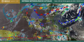 temperaturas de 40 grados y aguaceros este martes