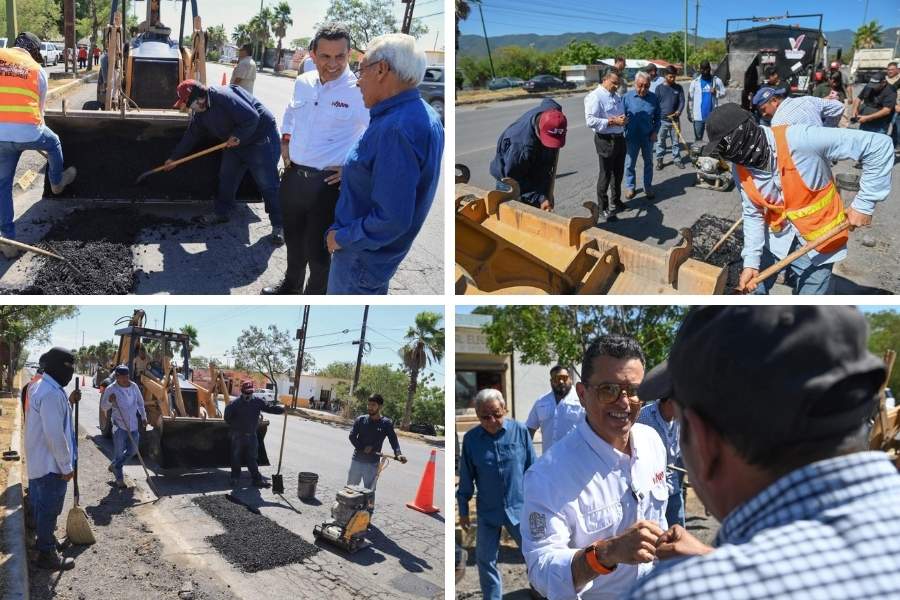 trabajos de pavimentación en Ciudad Victoria