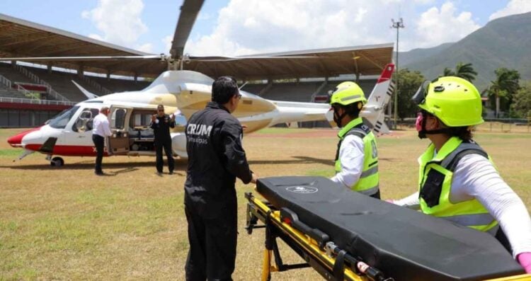trasladan niño lesionado Victoria