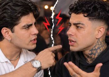 Aaron Mercury y Naim Darrechi pelea