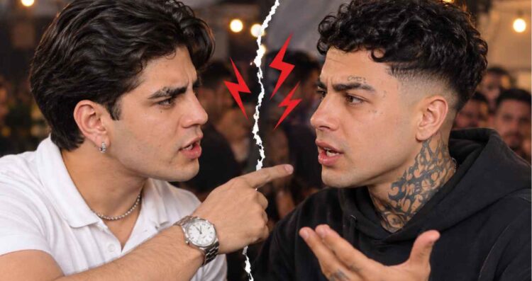 Aaron Mercury y Naim Darrechi pelea