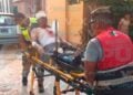 Abuelito lesionado escalera Tampico