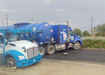 Accidente afectaciones viales en Montemorelos