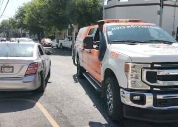 Accidente en Centro de Monterrey