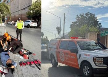 Accidente vial colonia de Monterrey