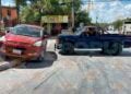 Accidente vial mujeres en Reynosa