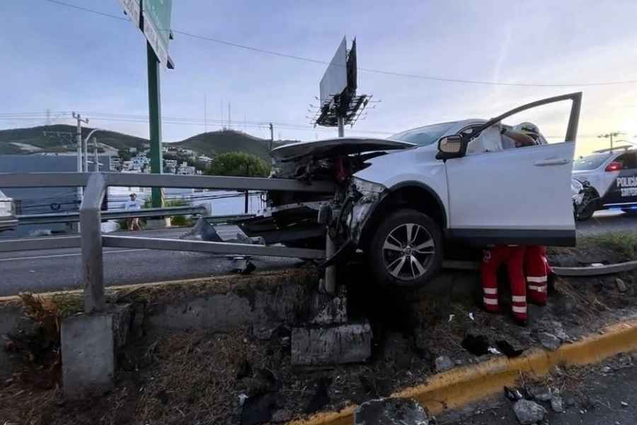 Adulta mayor prensada en San Pedro