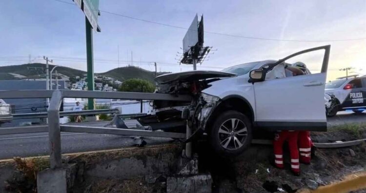 Adulta mayor prensada en San Pedro