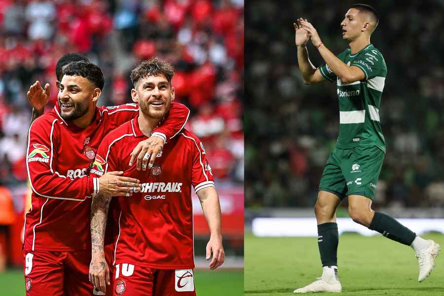 Alineaciones Toluca vs Santos