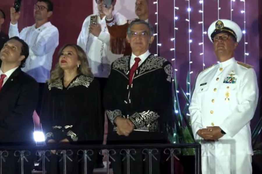 Américo Villarreal de Grito de Independencia (1)