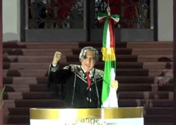 Américo Villarreal de Grito de Independencia