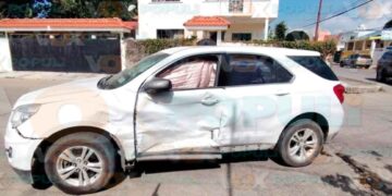 Aparatoso accidente vial Madero