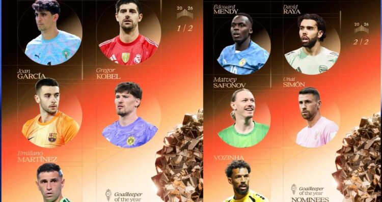 Balón de Oro 2026 porteros