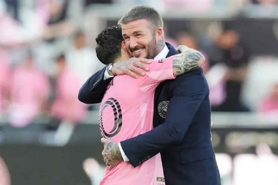 Beckham Balón de Oro Messi
