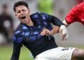 Brian Rodríguez concentracion Uruguay
