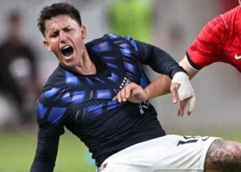 Brian Rodríguez concentracion Uruguay