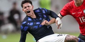 Brian Rodríguez concentracion Uruguay