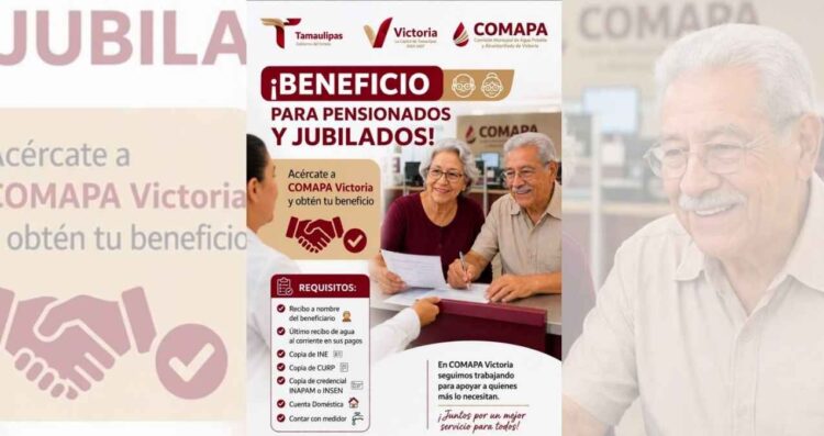 COMAPA Victoria descuento pensionados