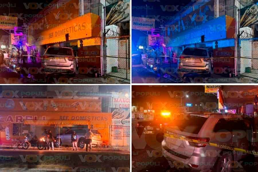 Camioneta choca negocio Tampico