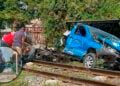 Camioneta de gas tren en Altamira