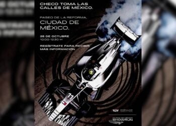 Checo Pérez Show Run Reforma