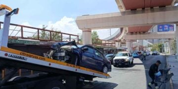 Choca Metro en Monterrey