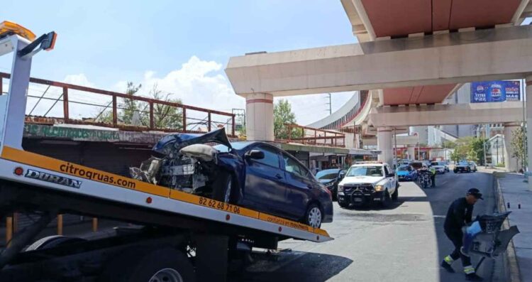 Choca Metro en Monterrey