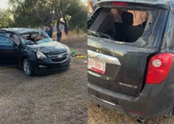 Choque volcadura en Matamoros