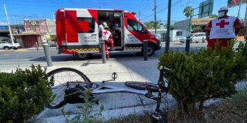 Ciclista atropellado en Monterrey